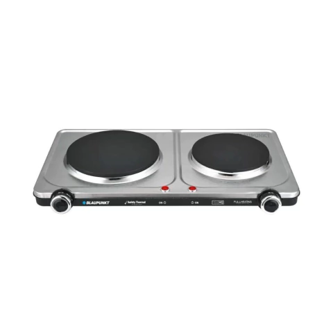 Anafe Eléctrico 2 Hornallas Acero Inox 2400 Watts BP-AE12900 Blaupunkt - comprar online