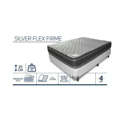 Colchón Espuma Alta Densidad Con Pillow 0,80 x 1.90 Silver Flex Gani - comprar online