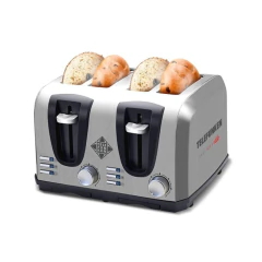 Tostadora Eléctrica 4 Panes Acero Inox Easytoast Pro Telefunken - comprar online