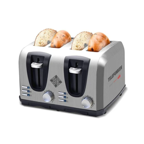 Tostadora Eléctrica 4 Panes Acero Inox Easytoast Pro Telefunken - comprar online