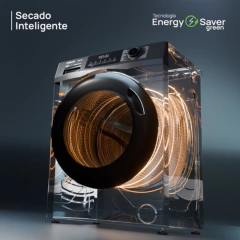 Lavasecarropas 10 / 6 Kgs Ecoinverter Gris 1400 RPM LSCDR1006SG0 Drean