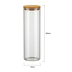 Contenedores de Vidrio Herméticos x 4 Unidades Tapa de Bambú Electrolux en internet