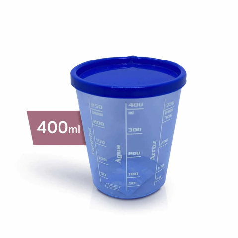 Copo Graduado - 400ml C/ Tampa - comprar online