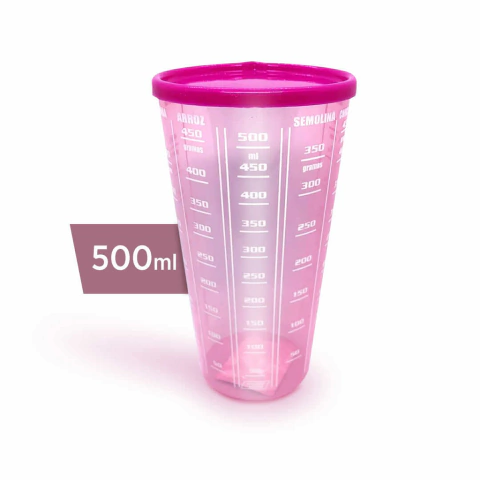 Copo Graduado - 500ml C/ Tampa - comprar online