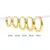 AROS LISOS ORO (X2) - tienda online