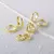 AROS LISOS ORO (X2)