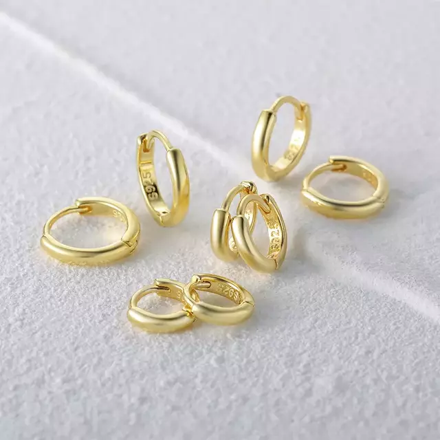 Aros Lisos Oro (X2) thumbnail 2
