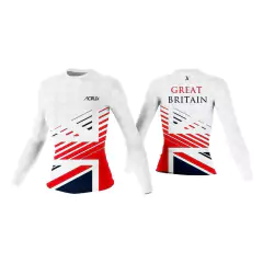 Camisa de Compressão Manga Longa Feminina Reuno Unido