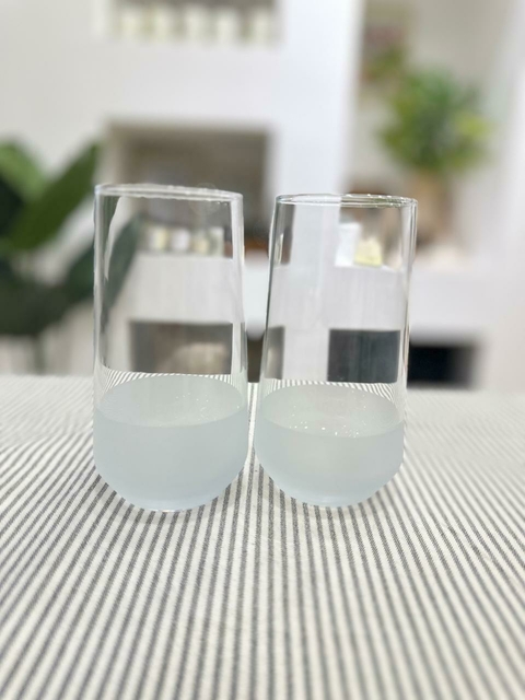 Vaso Alto MERSIN Fondo Esmerilado MISHKA