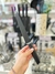 Taco imantado de Bamboo y Cuchillos acero Black MISHKA x5 - VICA