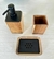 Jabonera de acacia Rectangular doble CONCEPTO - tienda online