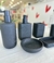 Dispenser simil piedra Redondo negro CONCEPTO - tienda online