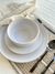 Plato Playo Chenini Blanco Borde Natural MISHKA en internet