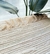 Alfombra con Nudos crema