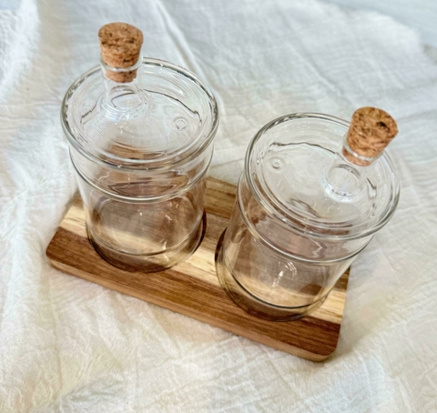 Set Aceitera y Vinagrera Barril MISHKA - comprar online