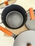 Set Ollas negras con madera MISHKA