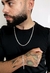 Conjunto Grumet 4mm 60cm e Par de Brinco Zircônia Redondo - Prata 925 - Monândy Joias | Seu estilo, sua confiança.