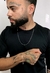 Conjunto Veneziana 1mm 60cm e Pulseira Grumet 2mm com Par de Brinco Zircônia Redondo - Prata 925 - loja online