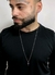Kit Corrente NJR Veneziana 70cm com Pingente Cruz Cravejada e Par de Brinco Zircônia Redondo - Prata 925 - loja online
