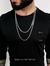 Conjunto 3x1 3mm: Corrente e Pulseira - Prata 925 - loja online