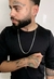 Conjunto 3x1 3mm 70cm e Par de Brinco Zircônia Redondo - Prata 925 - loja online