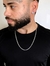 Kit Corrente 3x1 3mm 60cm e Par de Brinco Zircônia Redondo - Prata 925 - comprar online
