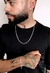 Conjunto 3x1 3mm 60cm e Par de Brinco Zircônia Redondo - Prata 925 na internet