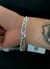 Kit 2 Pulseiras: 3x1 7mm e Grumet 2mm - Prata 925 na internet