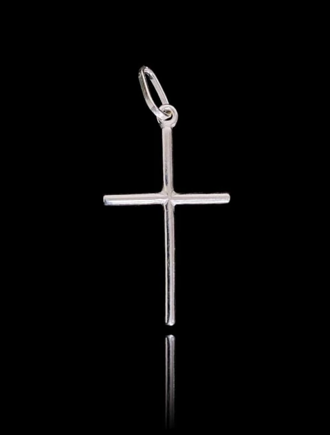 Pingente Cruz Palito Médio em Prata 925 - comprar online