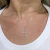 Colar Feminino Crucifixo Médio em Prata 925 - comprar online