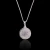 Colar Feminino Medalha Pai Nosso em Prata 925