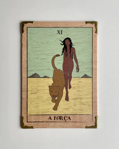Carta de tarô decorativa A Força na internet