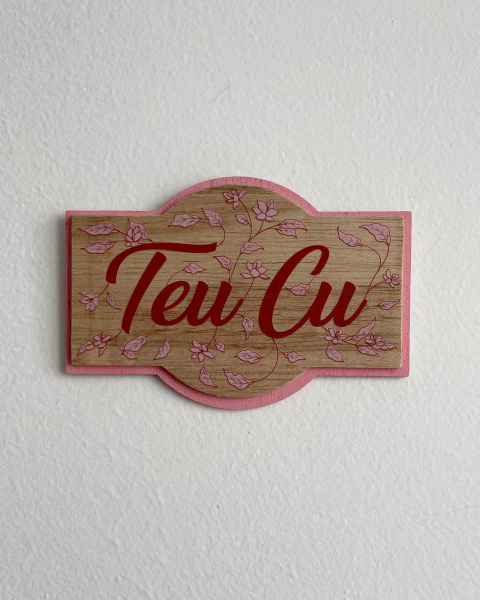 Placa Teu Cu Folklore + Bruno Kim - comprar online