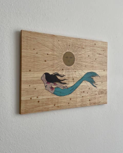 Placa Decorativa Sereia na internet