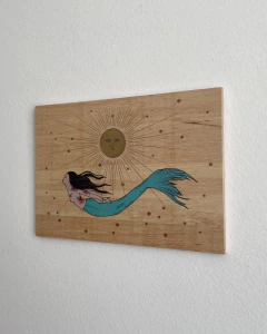 Placa Decorativa Sereia - comprar online