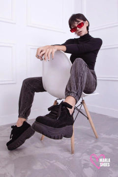LALI BLACK GAMUZA