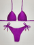 Biquíni Cortininha Trilobal - Roxo