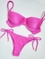 Biquíni Meia Taça Canelado - Rosa - comprar online