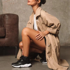 CANELA CUERO NEGRO - POISONHEARTSHOES