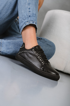 DUALIPA CUERO NEGRO - comprar online