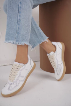 BELLA CUERO BLANCO - POISONHEARTSHOES