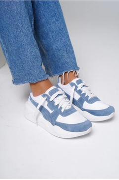 CHINI BLANCO CELESTE - comprar online