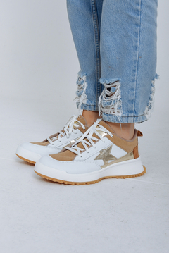 LELE CUERO BLANCO Y SUELA