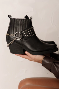 AURA CUERO NEGRO - POISONHEARTSHOES