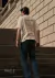 remera blanca en palabras oversize de algodon unisex