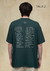 Remera con preguntas oversize en palabras verde