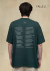 Remera con preguntas oversize en palabras verde