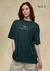 Remera verde unisex Preguntame En Palabras