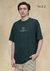 frente de remera verde oversize En Palabras