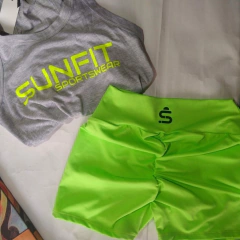 SHORT con FRUNCE "SUNSHINE"